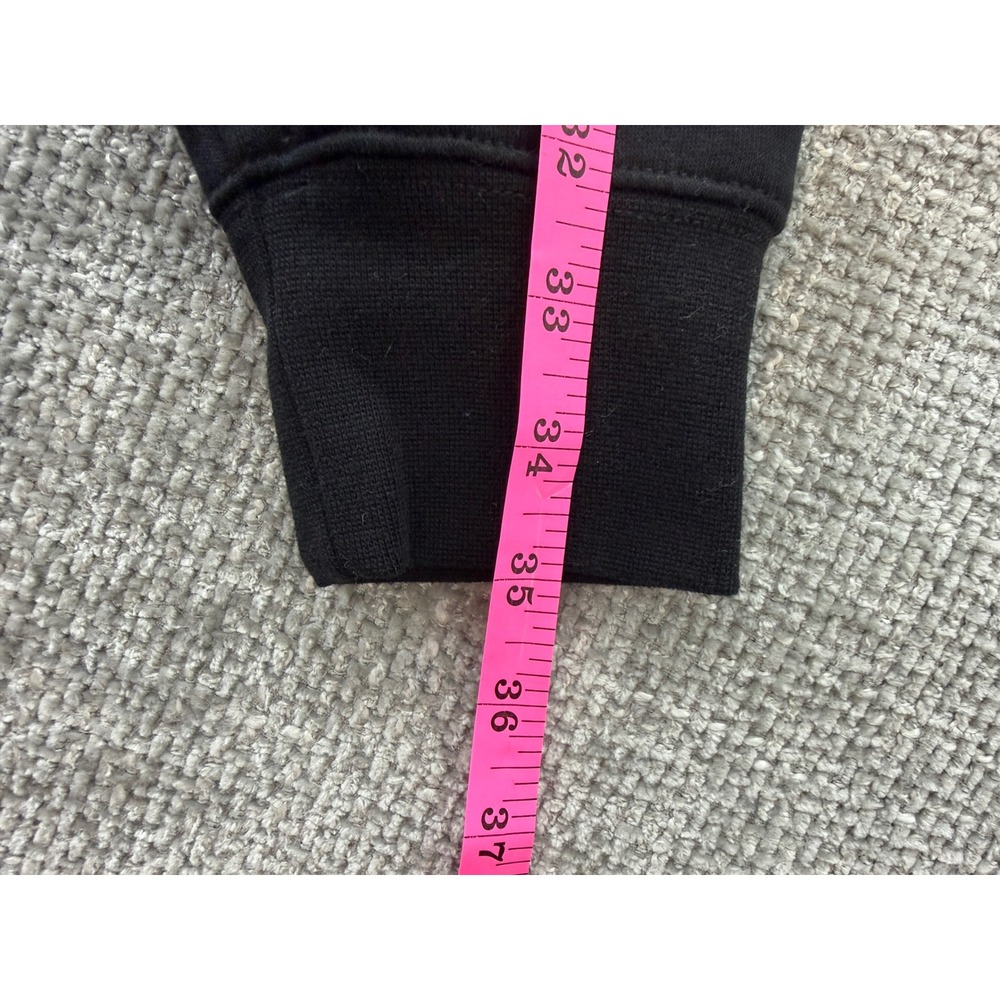 Reebok Patent‎ Hoodie Mens S Black Fleece Pullover Hand Pocket Active Outdoor - Picture 10 of 11